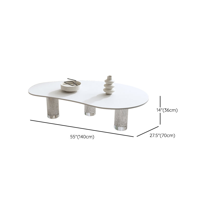 27-inch brede moderne salontafel 3 poten koffie-cocktailtafel