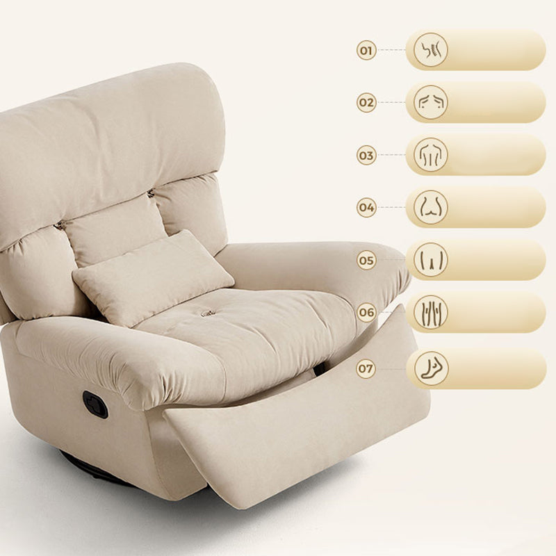 Swivel Rocker Wing sedia reclinabile assistenza lombare Recliner