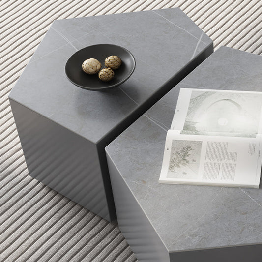 13 "Hコンテンポラリーコーヒーテーブルグレーコーヒーカクテルテーブル付き