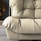 Tufted Microsuede Wingback Recliner 42" Wide Swivel Base Recliner Chair Clearhalo 'Chairs & Seating' 'furn' 'furn_recliners' 'Furniture' 'Living Room Furniture' 'Recliners' 6815684