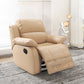 Modern Lumbar Support Recliner Chair Genuine Leather Standard Recliner Clearhalo 'Chairs & Seating' 'furn' 'furn_recliners' 'Furniture' 'Living Room Furniture' 'Recliners' 6815695