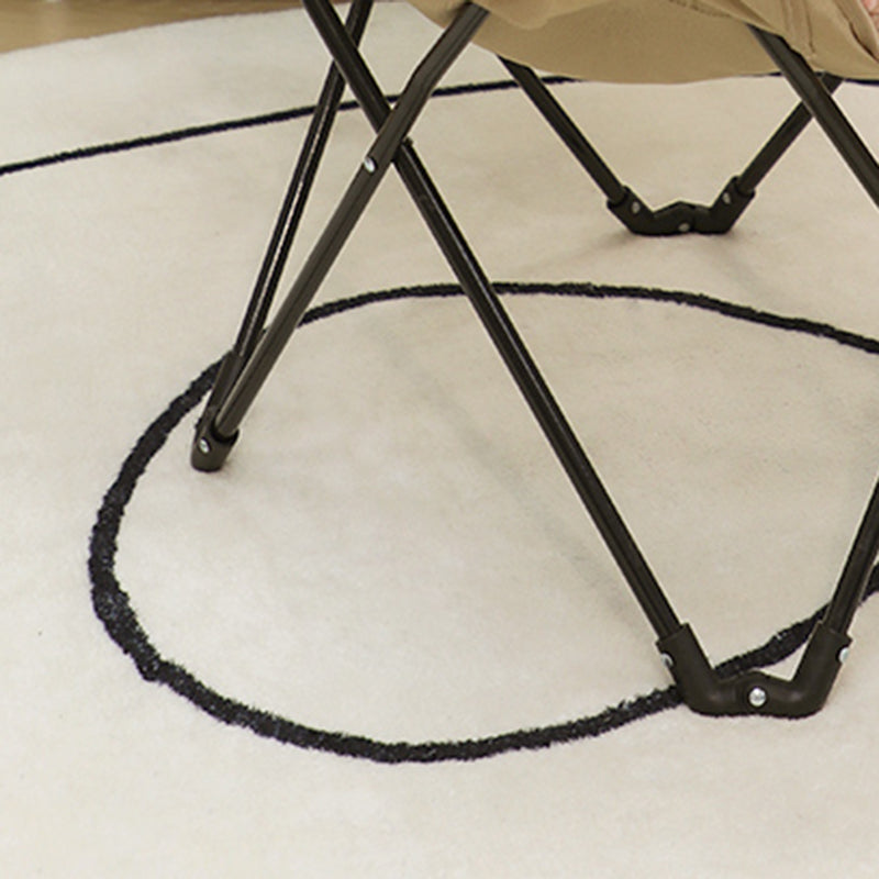 Sedia reclinabile al coperto in stile contemporaneo miscela di poliestere con sedia a gambe