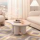15"H Contemporary Coffee Table Wooden 4 Legs Coffee Cocktail Table Clearhalo 'Coffee & Accent Tables' 'Coffee Tables' 'coffee_tables' 'furn' 'furn_coffee_tables' 'Furniture' 'Living Room Furniture' 6815811