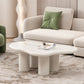 15"H Contemporary Coffee Table Wooden 4 Legs Coffee Cocktail Table Clearhalo 'Coffee & Accent Tables' 'Coffee Tables' 'coffee_tables' 'furn' 'furn_coffee_tables' 'Furniture' 'Living Room Furniture' 6815816