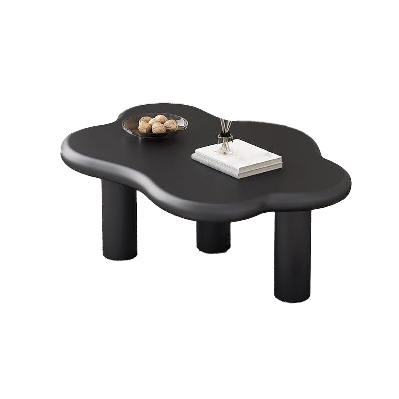 15"H Contemporary Coffee Table Wooden 4 Legs Coffee Cocktail Table Clearhalo 'Coffee & Accent Tables' 'Coffee Tables' 'coffee_tables' 'furn' 'furn_coffee_tables' 'Furniture' 'Living Room Furniture' 6815819