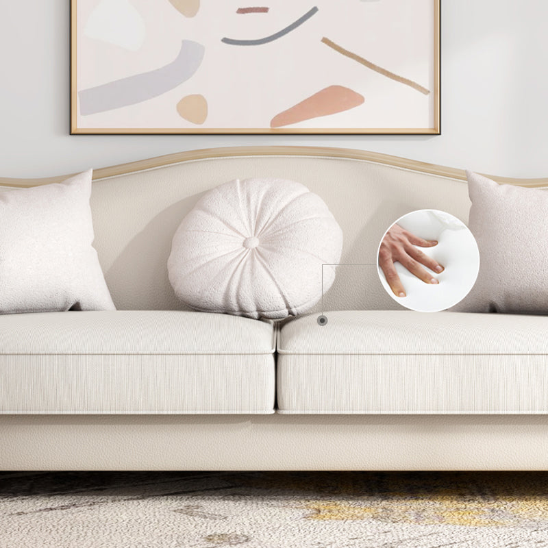 Canapé en coupe en section de linge tropical à bras inclinés pour le salon