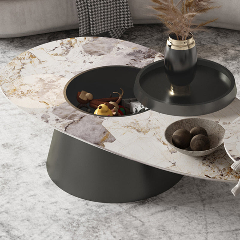 Table basse moderne sans table basse simple de forme libre pénible