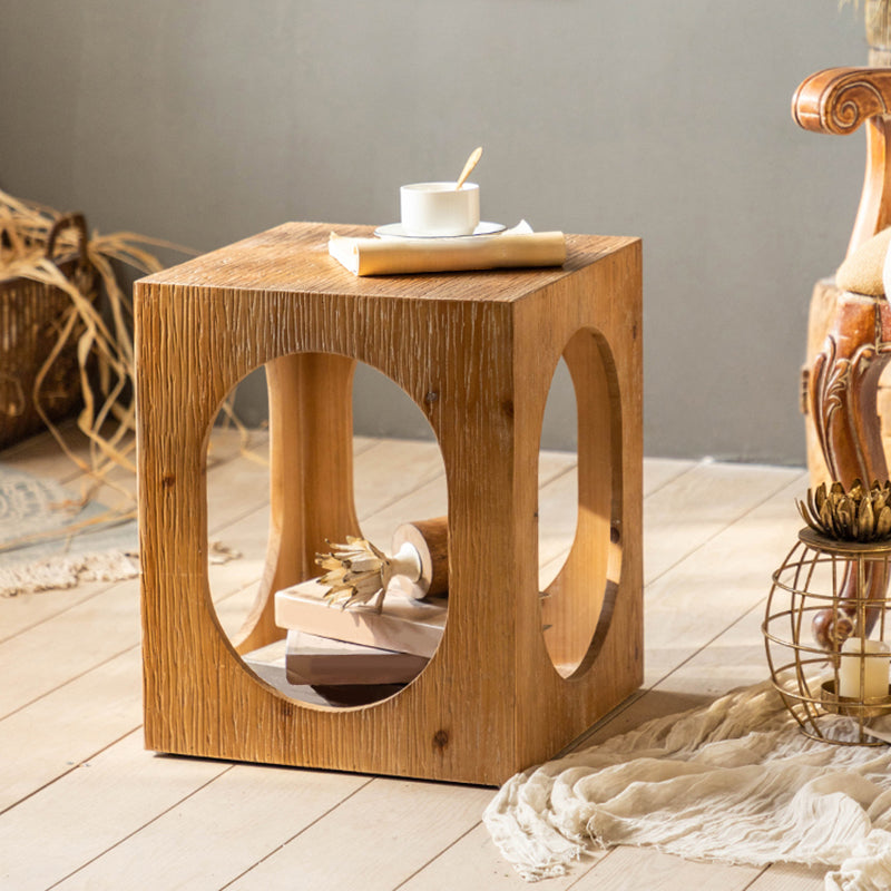 Tavolo laterale accento a forma geometrica tavolo da camera da letto semplice