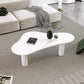 Contemporary Stone Geometric Coffee Table 3 Legs Coffee Cocktail Table Clearhalo 'Coffee & Accent Tables' 'Coffee Tables' 'coffee_tables' 'furn' 'furn_coffee_tables' 'Furniture' 'Living Room Furniture' 6816056