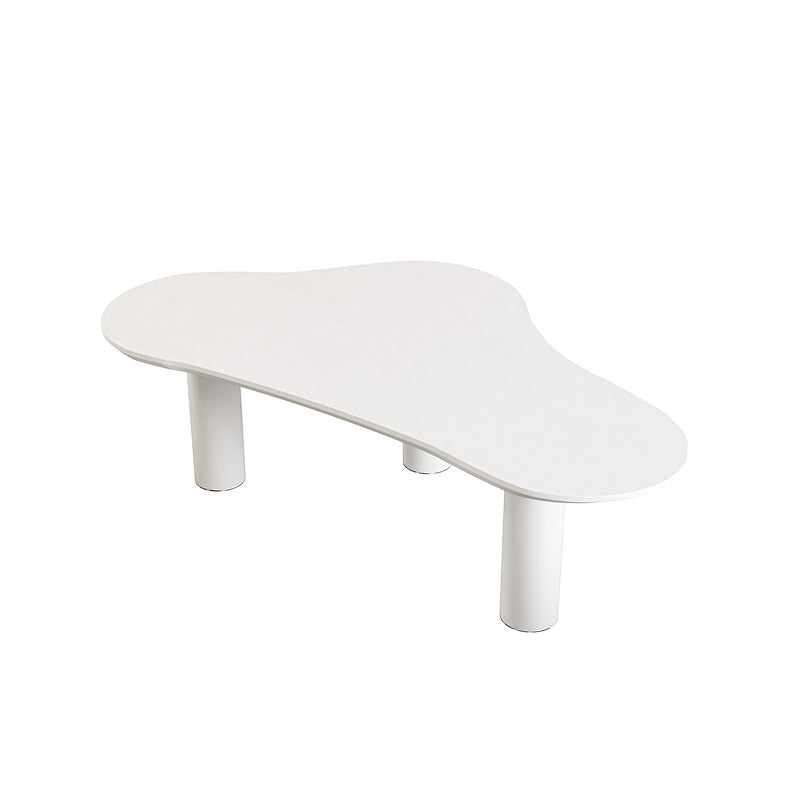 Contemporary Stone Geometric Coffee Table 3 Legs Coffee Cocktail Table Clearhalo 'Coffee & Accent Tables' 'Coffee Tables' 'coffee_tables' 'furn' 'furn_coffee_tables' 'Furniture' 'Living Room Furniture' 6816058