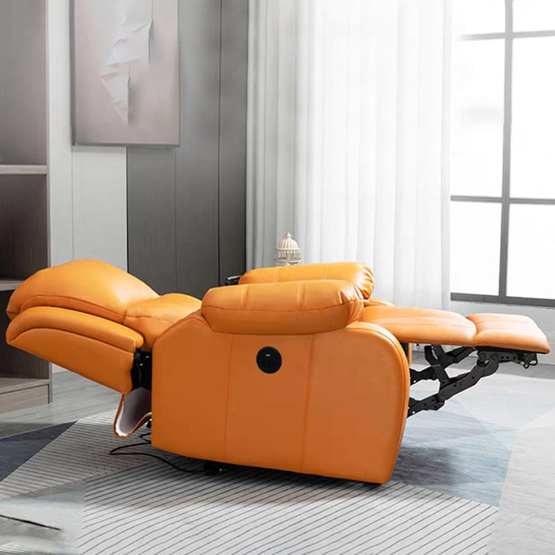 Lumbar Support Recliner Chair Massage Position Lock Standard Recliner Clearhalo 'Chairs & Seating' 'furn' 'furn_recliners' 'Furniture' 'Living Room Furniture' 'Recliners' 6816099