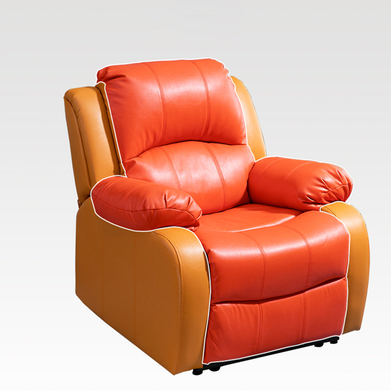 Lumbar Support Recliner Chair Massage Position Lock Standard Recliner Clearhalo 'Chairs & Seating' 'furn' 'furn_recliners' 'Furniture' 'Living Room Furniture' 'Recliners' 6816105
