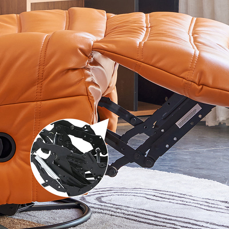 Modern Lumbar Support Recliner Chair Position Lock Standard Recliner Clearhalo 'Chairs & Seating' 'furn' 'furn_recliners' 'Furniture' 'Living Room Furniture' 'Recliners' 6816127