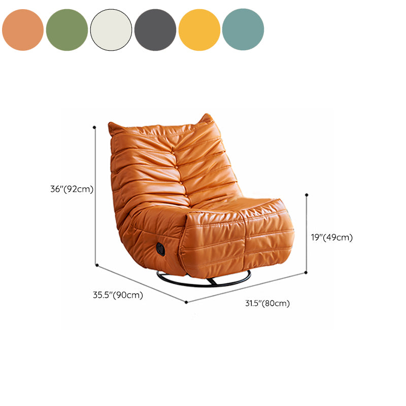 Modern Lumbar Support Recliner Chair Position Lock Standard Recliner Clearhalo 'Chairs & Seating' 'furn' 'furn_recliners' 'Furniture' 'Living Room Furniture' 'Recliners' 6816130