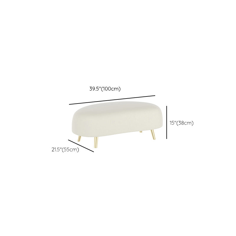 Curved Armless Sectional Sofa Faux Leather Stain-resistant Sectional Clearhalo 'furn' 'furn_sectionals' 'Furniture' 'Living Room Furniture' 'Sectionals' 6816156