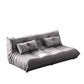 3-Seater Tufted Faux Leather Sofa Contemporary 70.9" W Armless Seating Grey Tech Cloth Clearhalo 'furn' 'furn_sofas' 'Furniture' 'Living Room Furniture' 'Sofa' 'sofas' 6816185
