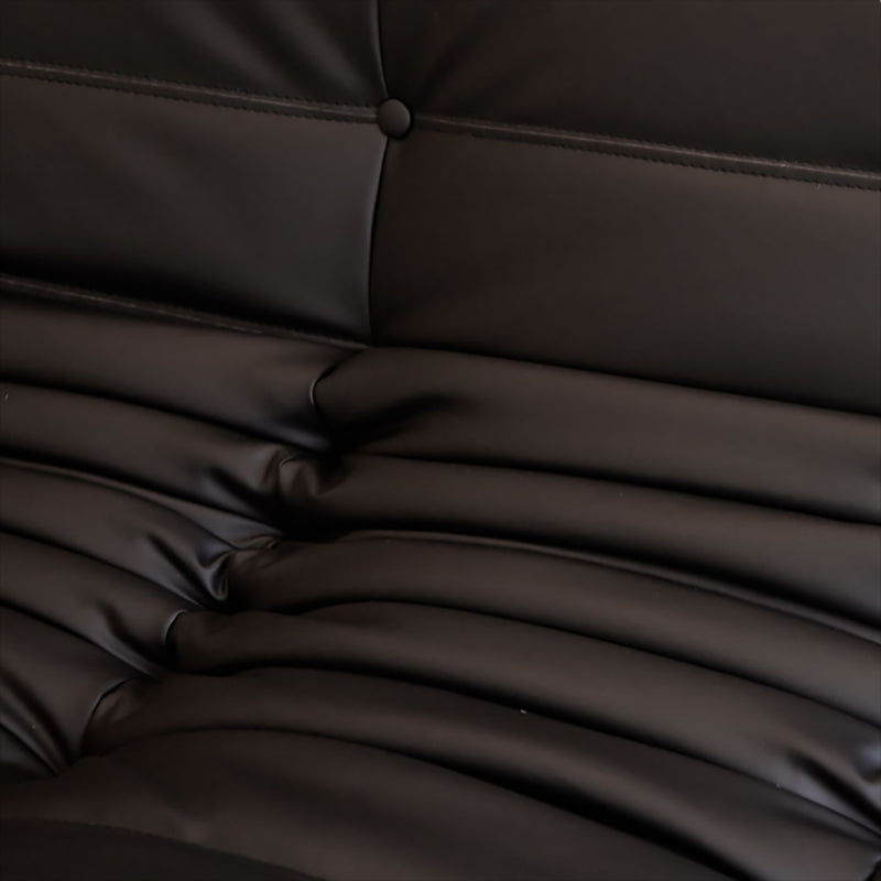 3-Seater Tufted Faux Leather Sofa Contemporary 70.9" W Armless Seating Clearhalo 'furn' 'furn_sofas' 'Furniture' 'Living Room Furniture' 'Sofa' 'sofas' 6816193