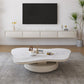 13"H Contemporary Coffee Table White Coffee Cocktail Table with Drawer Clearhalo 'Coffee & Accent Tables' 'Coffee Tables' 'coffee_tables' 'furn' 'furn_coffee_tables' 'Furniture' 'Living Room Furniture' 6816213