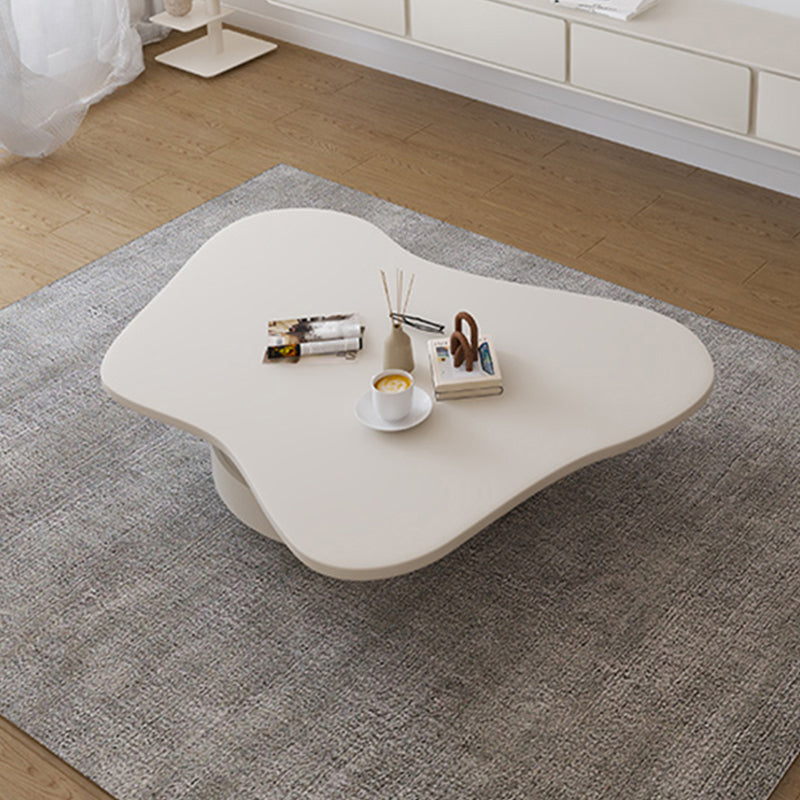 13"H Contemporary Coffee Table White Coffee Cocktail Table with Drawer Clearhalo 'Coffee & Accent Tables' 'Coffee Tables' 'coffee_tables' 'furn' 'furn_coffee_tables' 'Furniture' 'Living Room Furniture' 6816219
