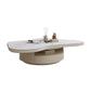 13"H Contemporary Coffee Table White Coffee Cocktail Table with Drawer Stone Clearhalo 'Coffee & Accent Tables' 'Coffee Tables' 'coffee_tables' 'furn' 'furn_coffee_tables' 'Furniture' 'Living Room Furniture' 6816220