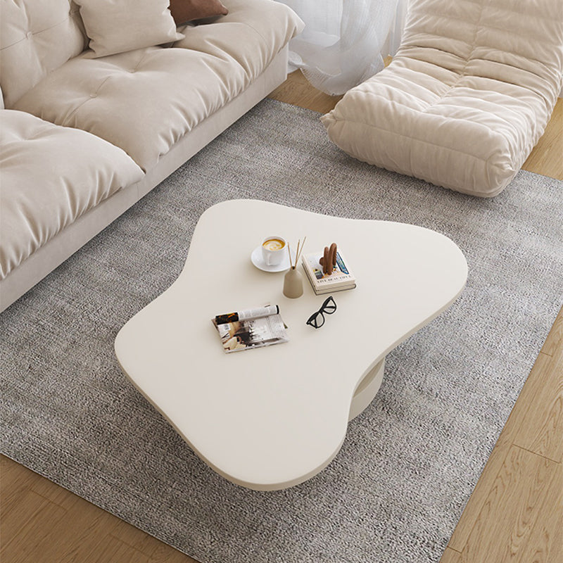13"H Contemporary Coffee Table White Coffee Cocktail Table with Drawer Clearhalo 'Coffee & Accent Tables' 'Coffee Tables' 'coffee_tables' 'furn' 'furn_coffee_tables' 'Furniture' 'Living Room Furniture' 6816223