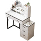 Contemporary Makeup Vanity Desk Table with 5 Drawers and Mirror