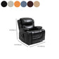 Traditional Home Theater Recliner Chair with Lumbar and Power-Push Botton Clearhalo 'Chairs & Seating' 'furn' 'furn_recliners' 'Furniture' 'Living Room Furniture' 'Recliners' 6816287