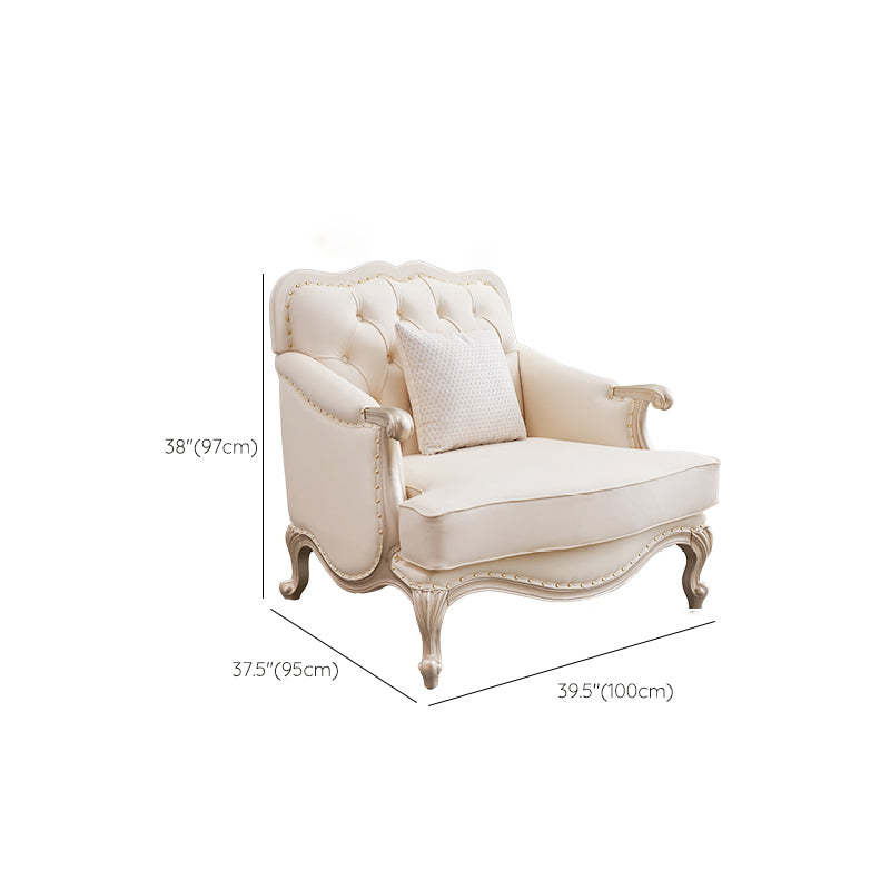 38.18" Tall Nailhead Trim Sectional Sofa Sloped Arm Genuine Leather Sofa Clearhalo 'furn' 'furn_sectionals' 'Furniture' 'Living Room Furniture' 'Sectionals' 6816310