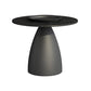 Slate Round Coffee Table Glam Pedestal No Distressing Coffee Table Set