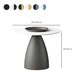 Slate Round Coffee Table Glam Pedestal No Distressing Coffee Table Set
