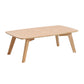 11"H Contemporary Coffee Table Solid Wood Coffee Cocktail Table