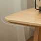 11"H Contemporary Coffee Table Solid Wood Coffee Cocktail Table