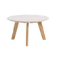 11"H Contemporary Coffee Table Solid Wood Coffee Cocktail Table