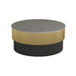 Piédestal glamour de table basse ronde en ardoise sans table basse simple pénible