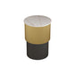 Piédestal glamour de table basse ronde en ardoise sans table basse simple pénible
