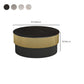 Piédestal glamour de table basse ronde en ardoise sans table basse simple pénible