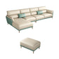 Sofa sectionnel en cuir authentique 36,22 "High Green Sofa pour le salon