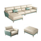 Sofa sectionnel en cuir authentique 36,22 "High Green Sofa pour le salon