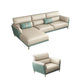 Sofa sectionnel en cuir authentique 36,22 "High Green Sofa pour le salon