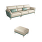 Sofa sectionnel en cuir authentique 36,22 "High Green Sofa pour le salon