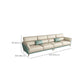 Sofa sectionnel en cuir authentique 36,22 "High Green Sofa pour le salon