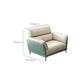 Sofa sectionnel en cuir authentique 36,22 "High Green Sofa pour le salon