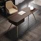 Zeitgenössischer Holz Office Desk Oval Writing Desk mit Beinen für Büro