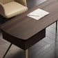 Zeitgenössischer Holz Office Desk Oval Writing Desk mit Beinen für Büro