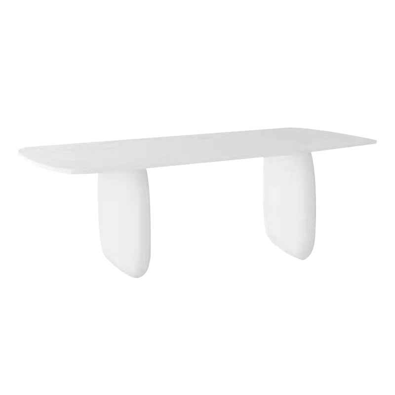 オフィス用の産業用堅実な木製ライティングデスクオーバルオフィスデスク