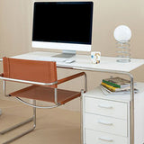 オフィス用の現代の木製オフィスデスク長方形のライティングデスク