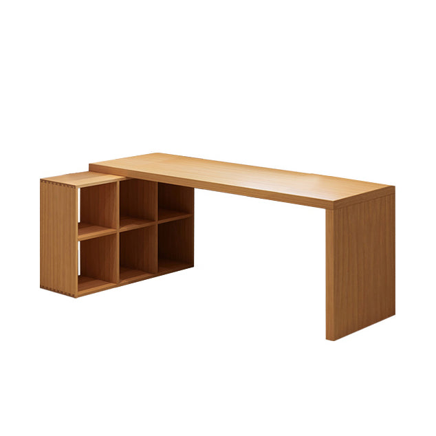 Modern Solid Wood Office Desk L-Shape Writing Desk for Office 55.1"L x 41.3"W x 29.5"H Clearhalo 'furn' 'furn_office_desk' 'Furniture' 'Office Desks' 'Office Furniture' 'office_desk' 6817621