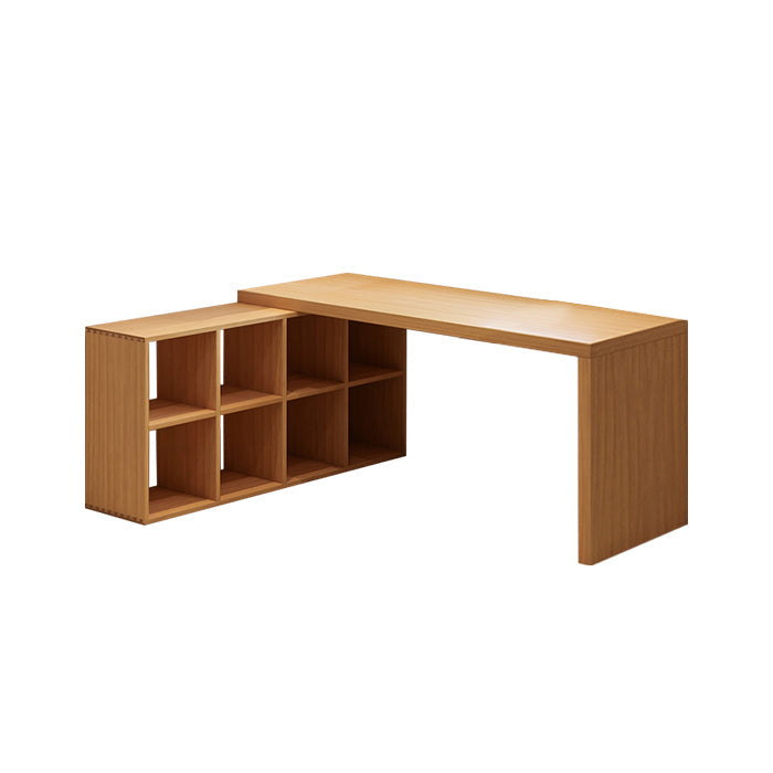 Modern Solid Wood Office Desk L-Shape Writing Desk for Office 47"L x 55"W x 30"H Clearhalo 'furn' 'furn_office_desk' 'Furniture' 'Office Desks' 'Office Furniture' 'office_desk' 6817628