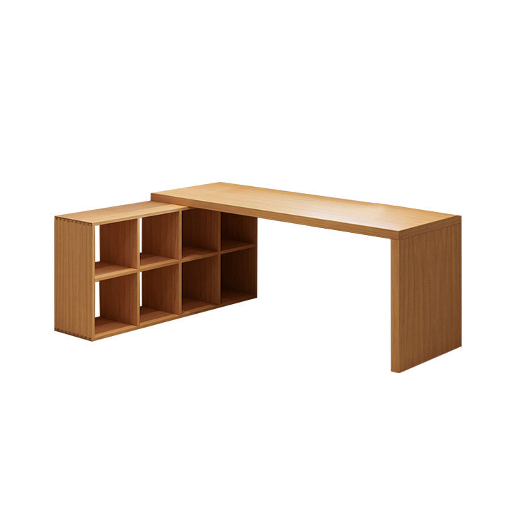 Modern Solid Wood Office Desk L-Shape Writing Desk for Office 55.1"L x 55.1"W x 29.5"H Clearhalo 'furn' 'furn_office_desk' 'Furniture' 'Office Desks' 'Office Furniture' 'office_desk' 6817630
