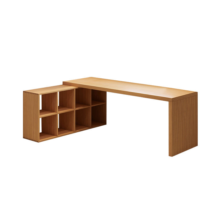 Modern Solid Wood Office Desk L-Shape Writing Desk for Office 63"L x 55"W x 30"H Clearhalo 'furn' 'furn_office_desk' 'Furniture' 'Office Desks' 'Office Furniture' 'office_desk' 6817632